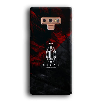 AC Milan Shadow Over The Silhouette Samsung Galaxy Note 9 Case-Oxvistore