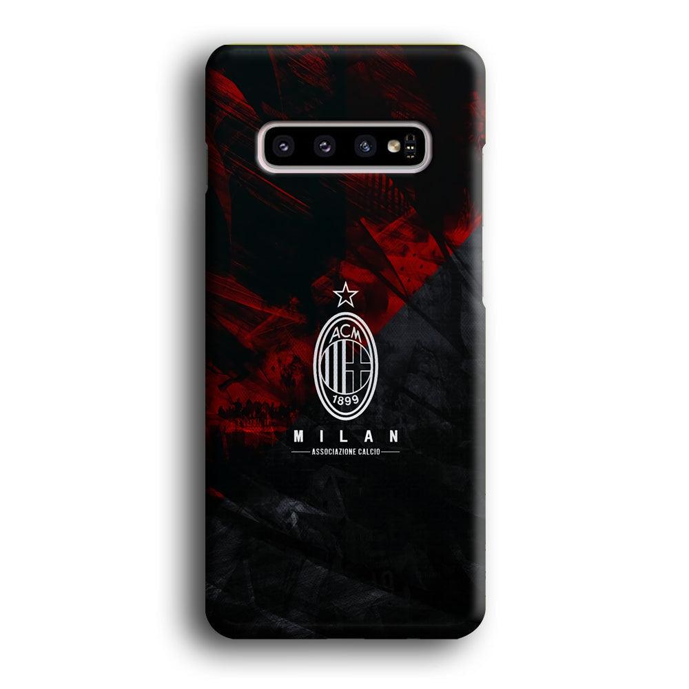 AC Milan Shadow Over The Silhouette Samsung Galaxy S10 Plus Case-Oxvistore