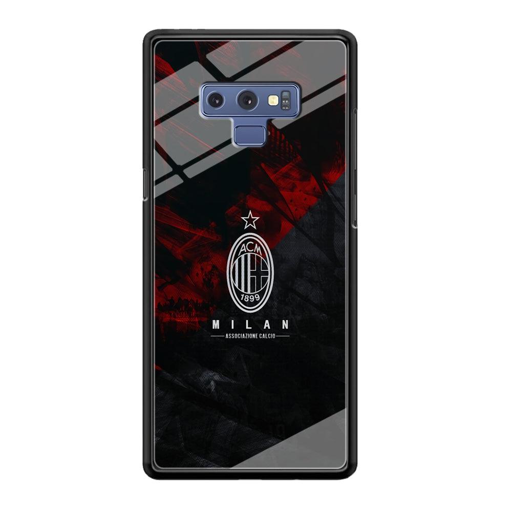 AC Milan Shadow Over The Silhouette Samsung Galaxy Note 9 Case-Oxvistore