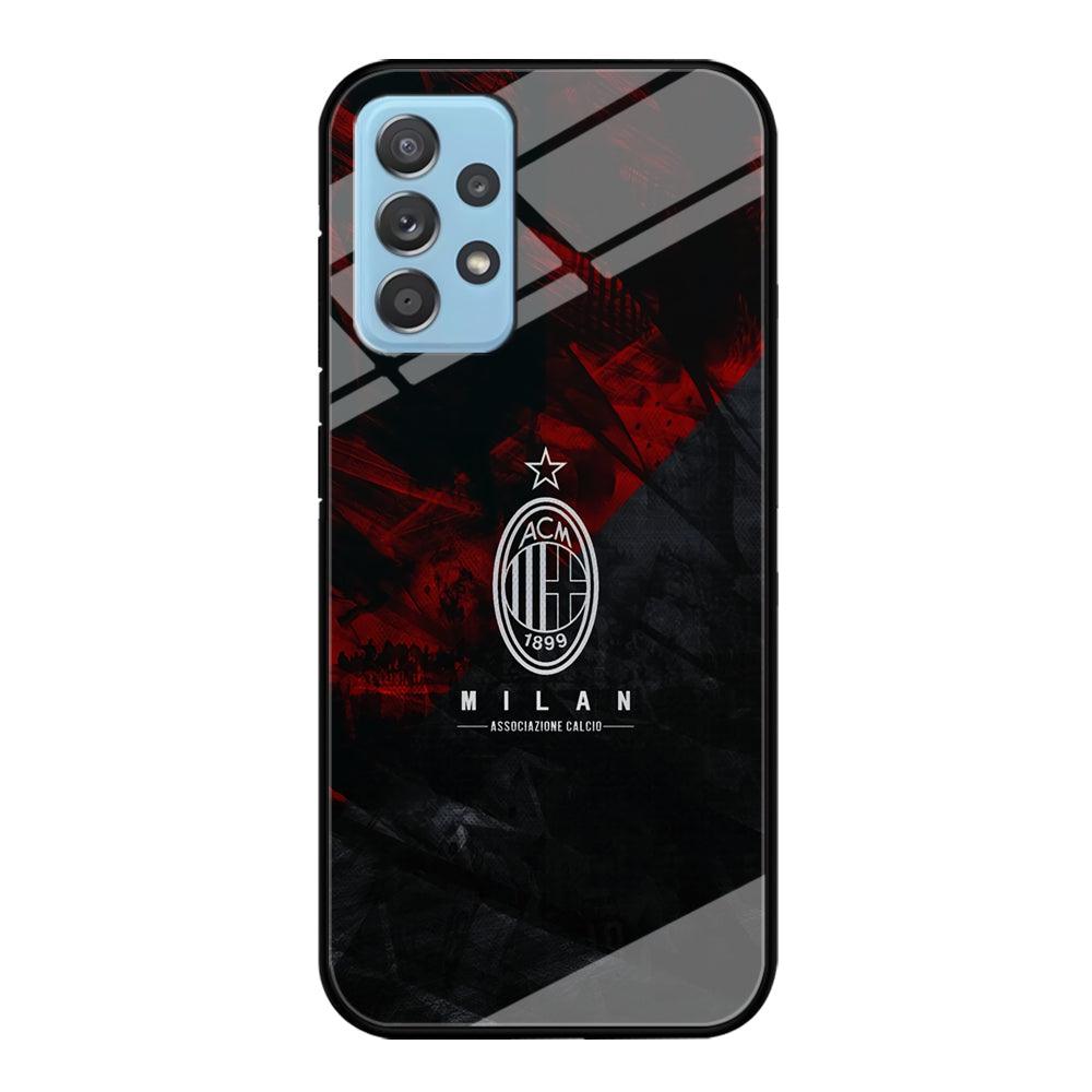 AC Milan Shadow Over The Silhouette Samsung Galaxy A52 Case-Oxvistore