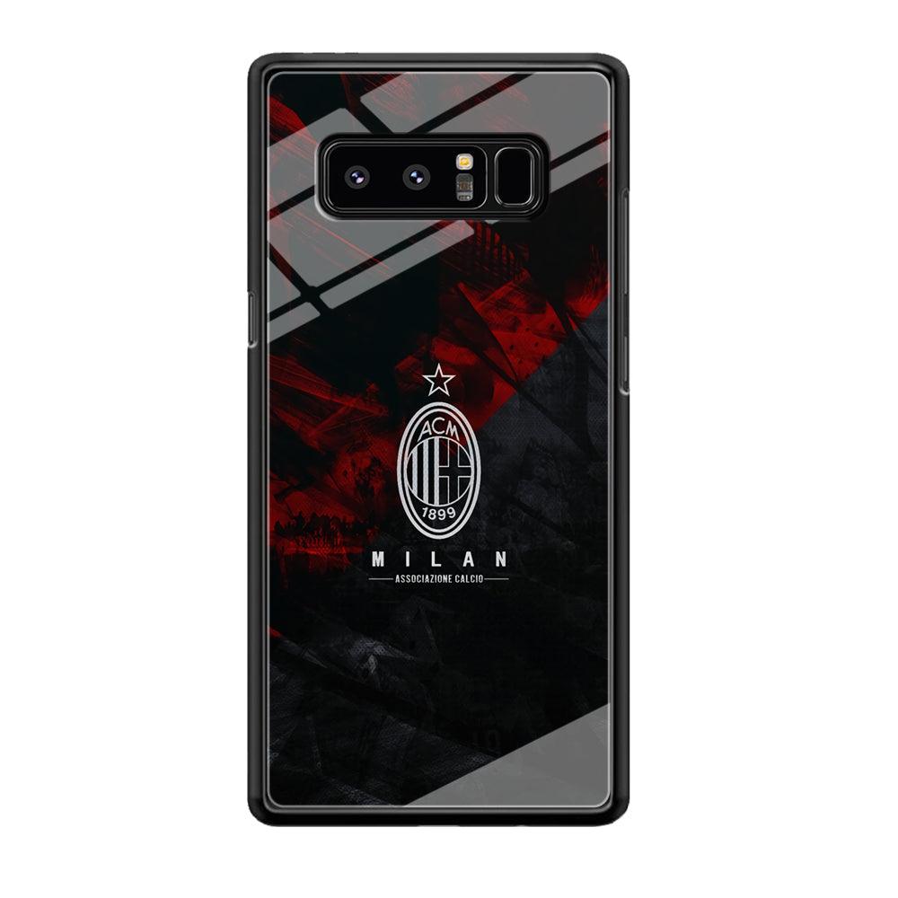 AC Milan Shadow Over The Silhouette Samsung Galaxy Note 8 Case-Oxvistore