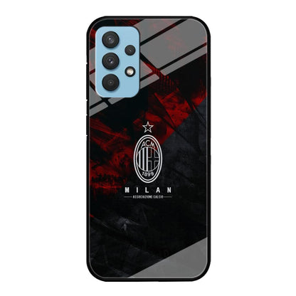 AC Milan Shadow Over The Silhouette Samsung Galaxy A32 Case-Oxvistore