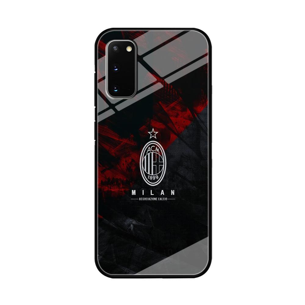 AC Milan Shadow Over The Silhouette Samsung Galaxy S20 Case-Oxvistore