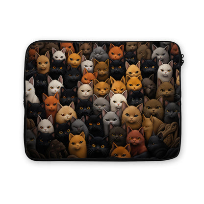 A Multitude Of Cats Laptop Sleeve Protective Cover