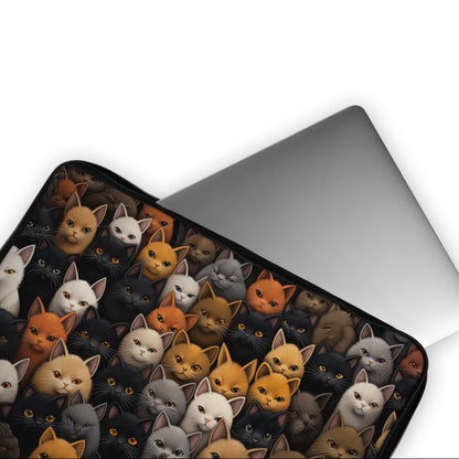 A Multitude Of Cats Laptop Sleeve Protective Cover