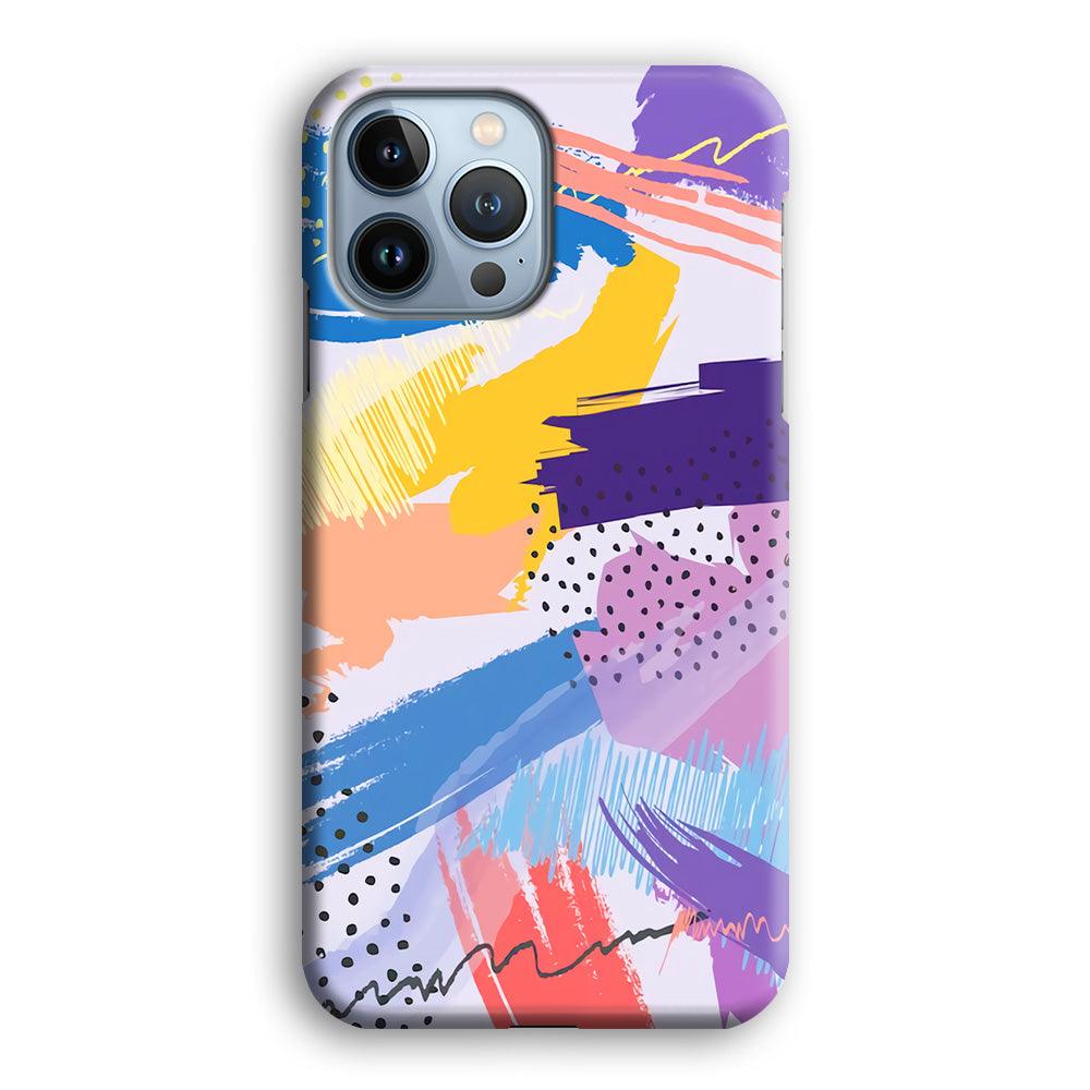 Abstract Brush Handwriter Path iPhone 13 Pro Max Case-Oxvistore
