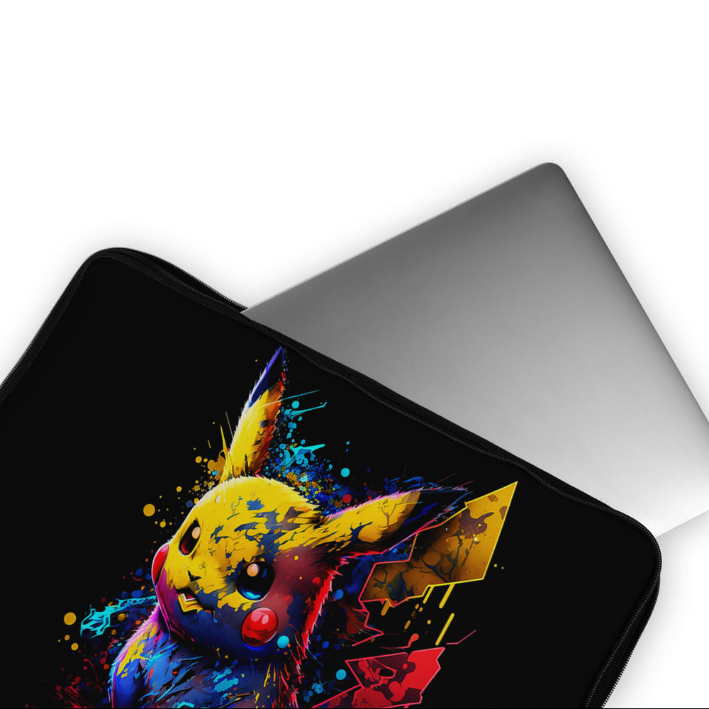 Abstract Pikachu Watercolor Laptop Sleeve Protective Cover