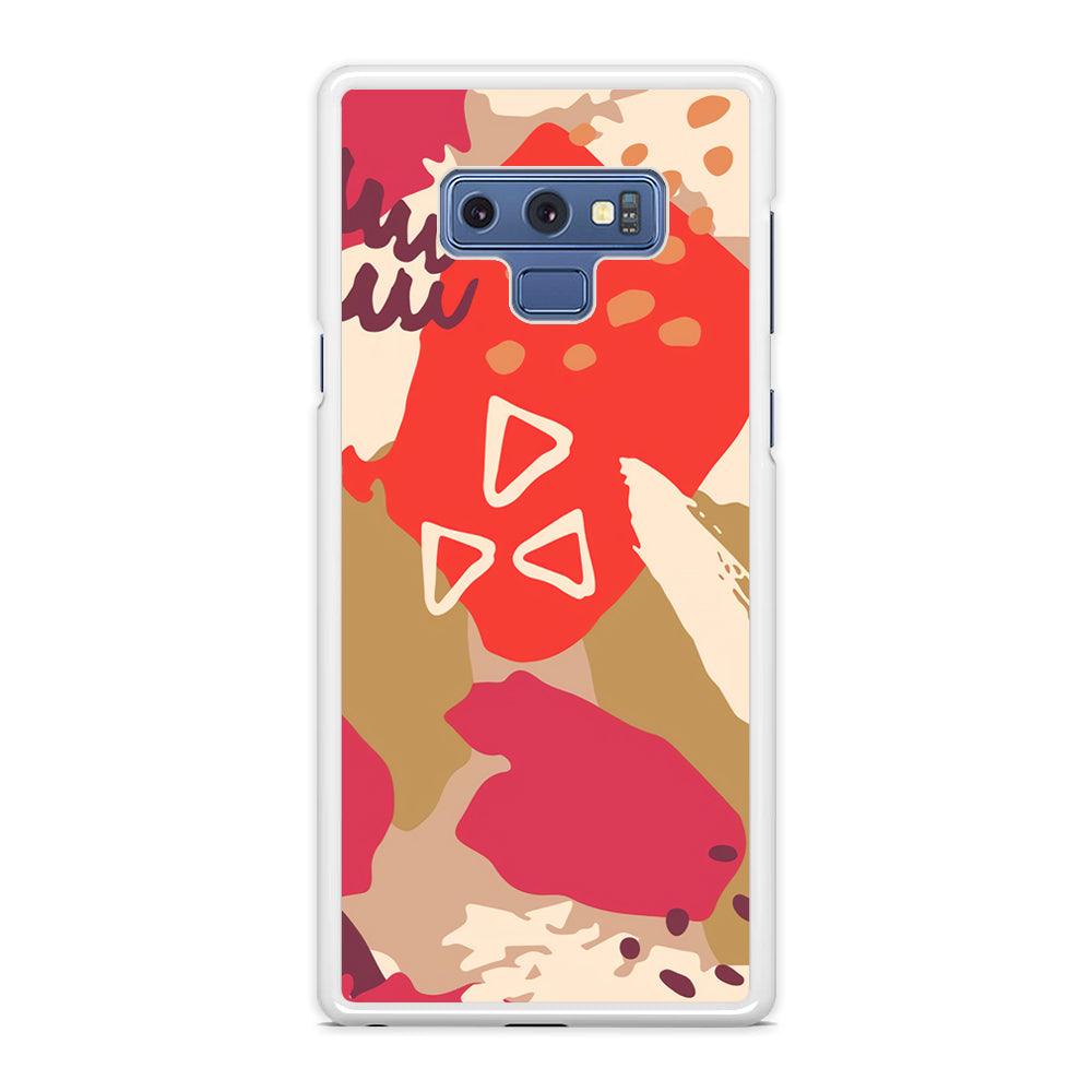 Abstract Brush Three Triangles Samsung Galaxy Note 9 Case-Oxvistore