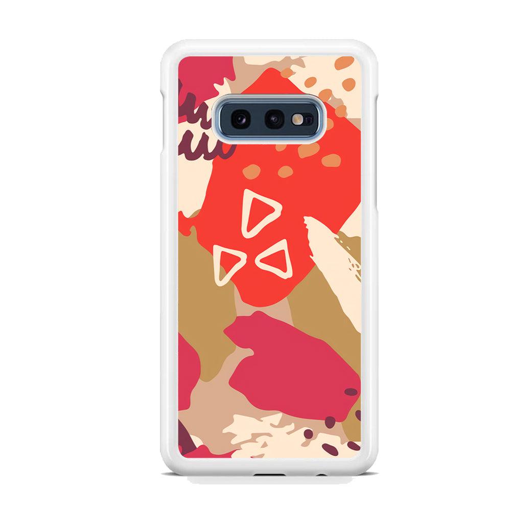 Abstract Brush Three Triangles Samsung Galaxy S10E Case-Oxvistore