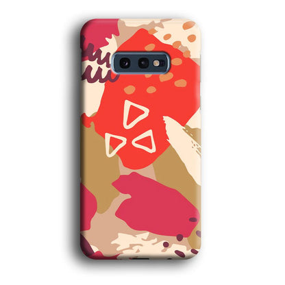 Abstract Brush Three Triangles Samsung Galaxy S10E Case-Oxvistore