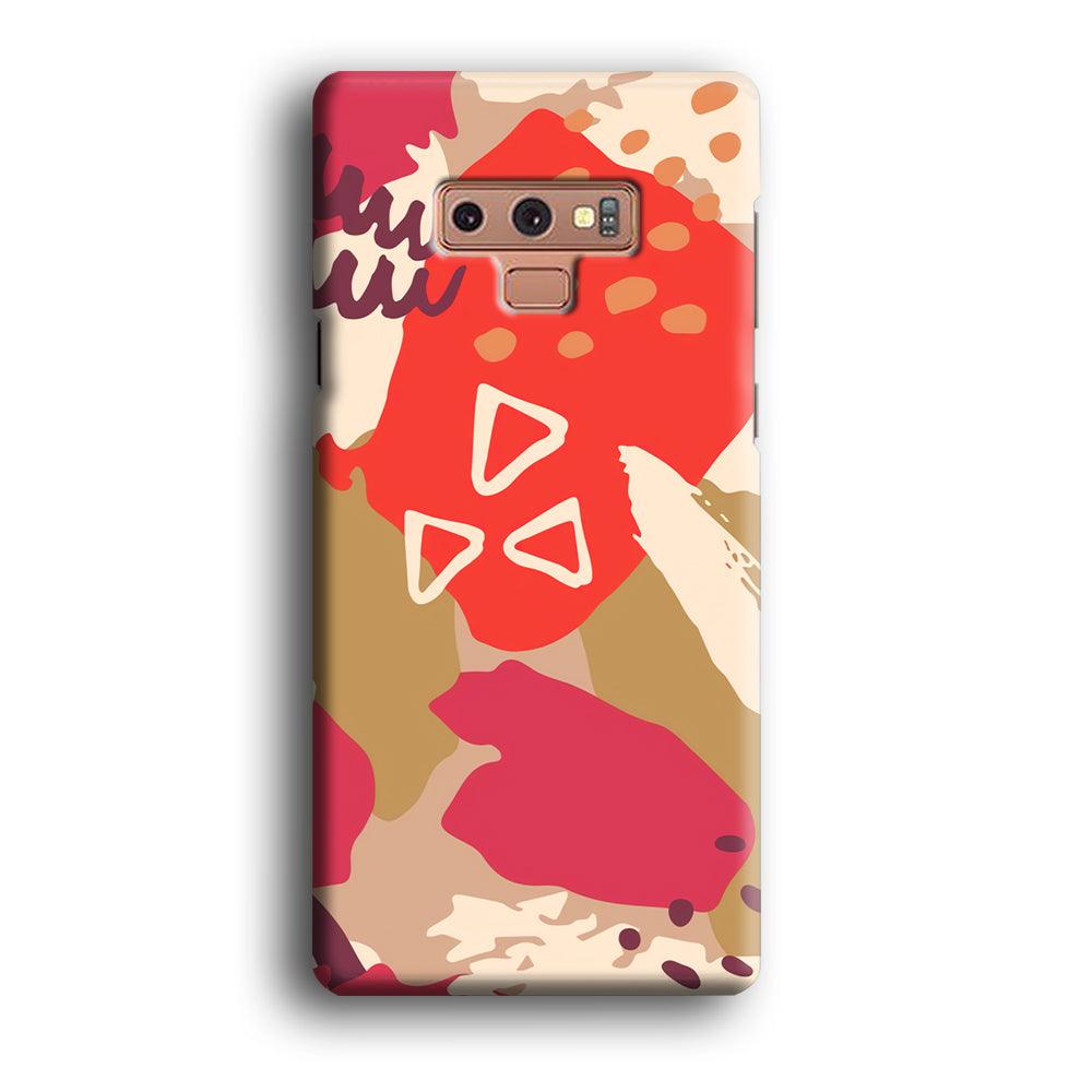 Abstract Brush Three Triangles Samsung Galaxy Note 9 Case-Oxvistore