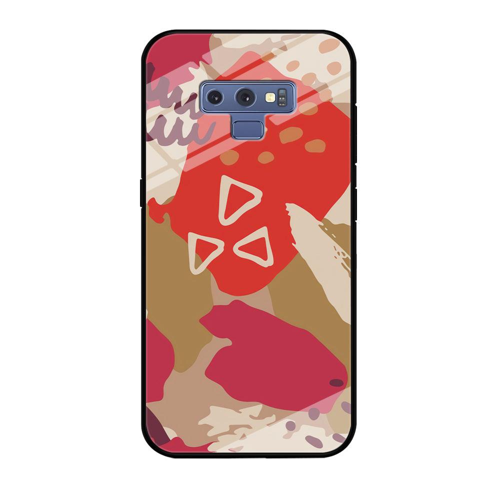 Abstract Brush Three Triangles Samsung Galaxy Note 9 Case-Oxvistore