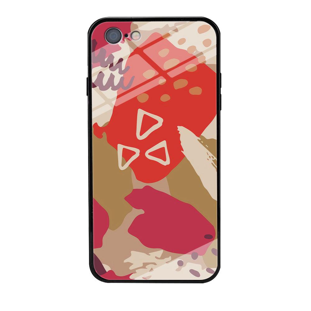 Abstract Brush Three Triangles iPhone 6 Plus | 6s Plus Case-Oxvistore