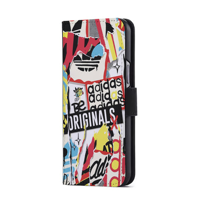 Adidas Abstract Wall Art Flip Wallet Phone Case