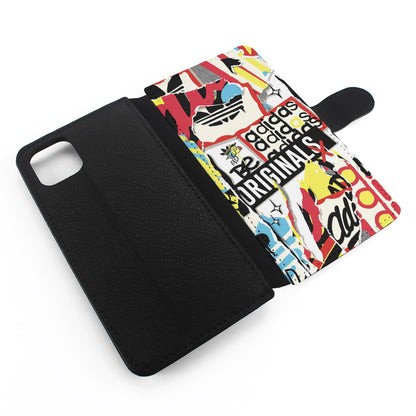 Adidas Abstract Wall Art Flip Wallet Phone Case