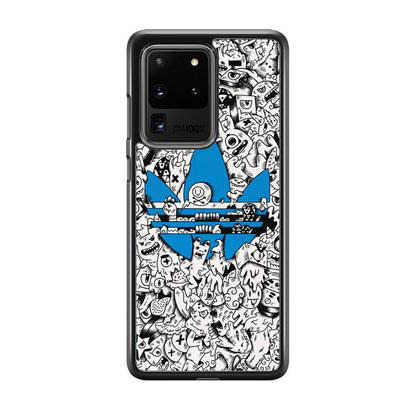 Adidas B&W Doodle Samsung Galaxy S20 Ultra Case-Oxvistore