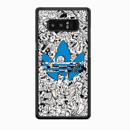 Adidas B&W Doodle Samsung Galaxy Note 8 Case-Oxvistore