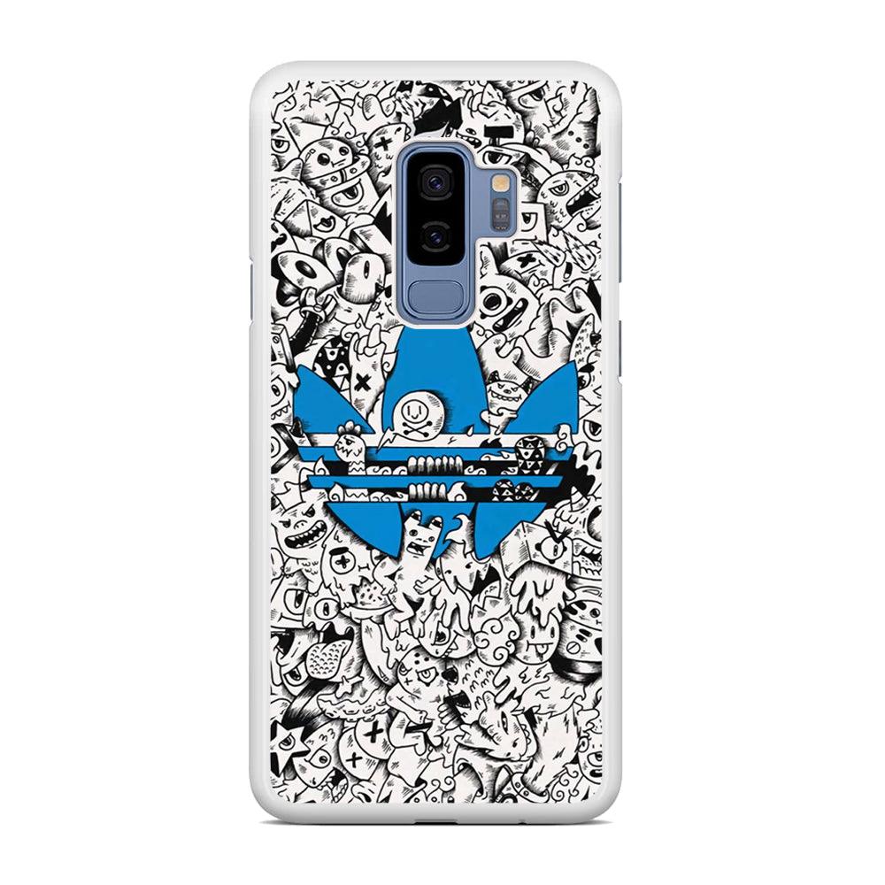 Adidas B&W Doodle Samsung Galaxy S9 Plus Case-Oxvistore