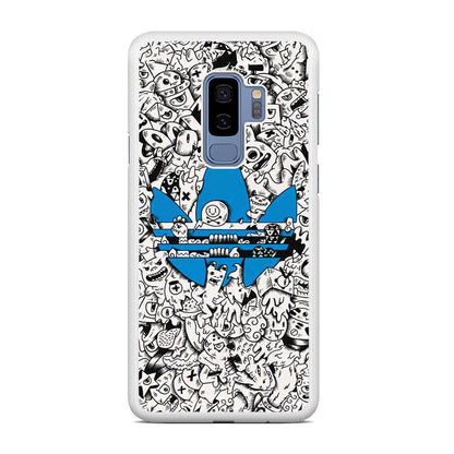 Adidas B&W Doodle Samsung Galaxy S9 Plus Case-Oxvistore