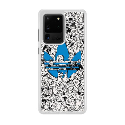 Adidas B&W Doodle Samsung Galaxy S20 Ultra Case-Oxvistore