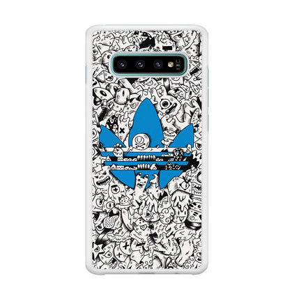 Adidas B&W Doodle Samsung Galaxy S10 Plus Case-Oxvistore