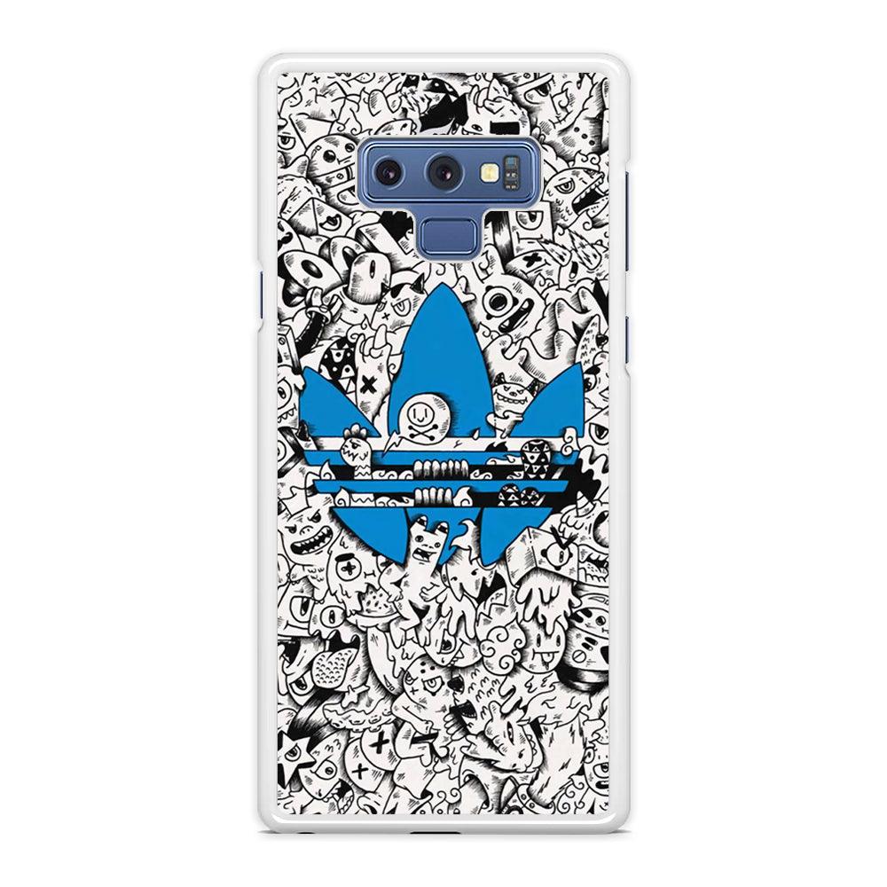 Adidas B&W Doodle Samsung Galaxy Note 9 Case-Oxvistore