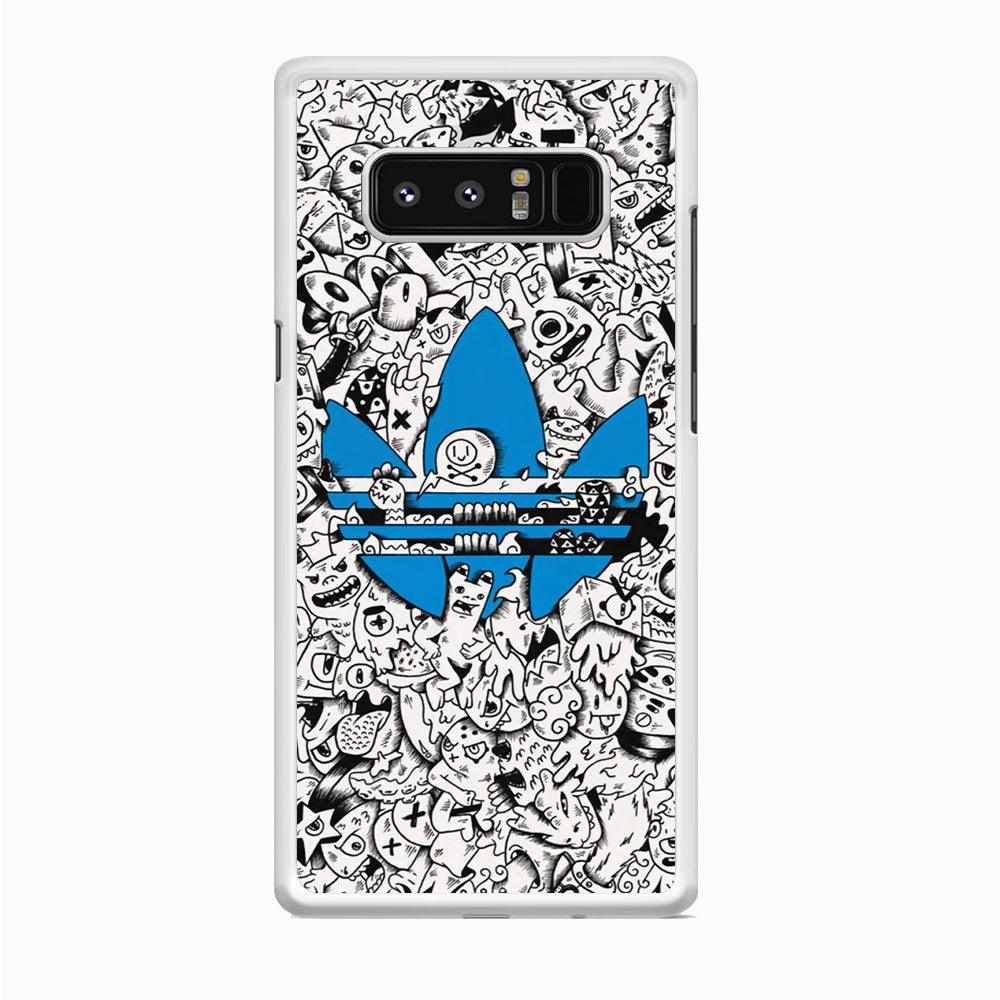 Adidas B&W Doodle Samsung Galaxy Note 8 Case-Oxvistore