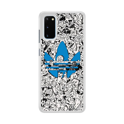 Adidas B&W Doodle Samsung Galaxy S20 Case-Oxvistore