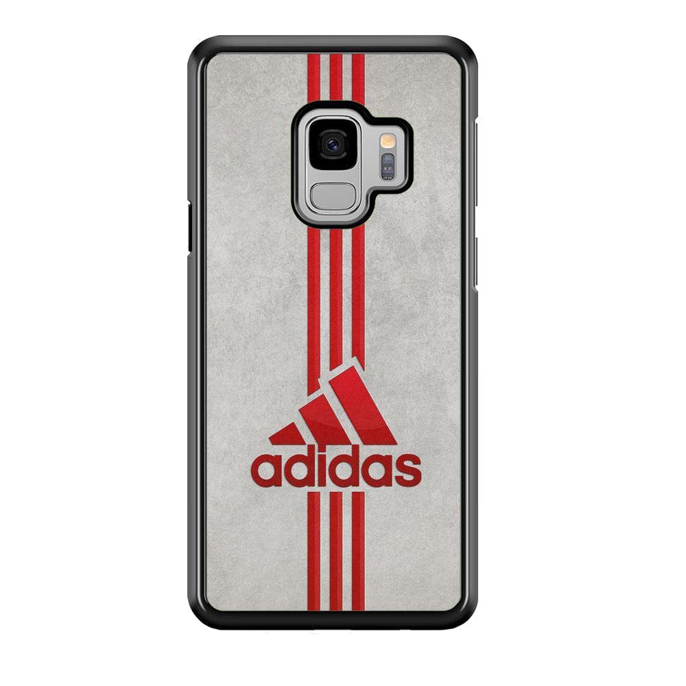 Adidas Blood Line Samsung Galaxy S9 Case-Rubber Black (2D Case)-Oxvistore