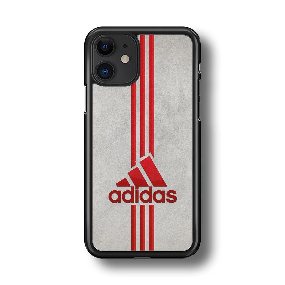 Adidas Blood Line iPhone 11 Case-Rubber Black (2D Case)-Oxvistore