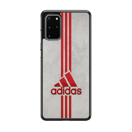 Adidas Blood Line Samsung Galaxy S20 Plus Case-Rubber Black (2D Case)-Oxvistore