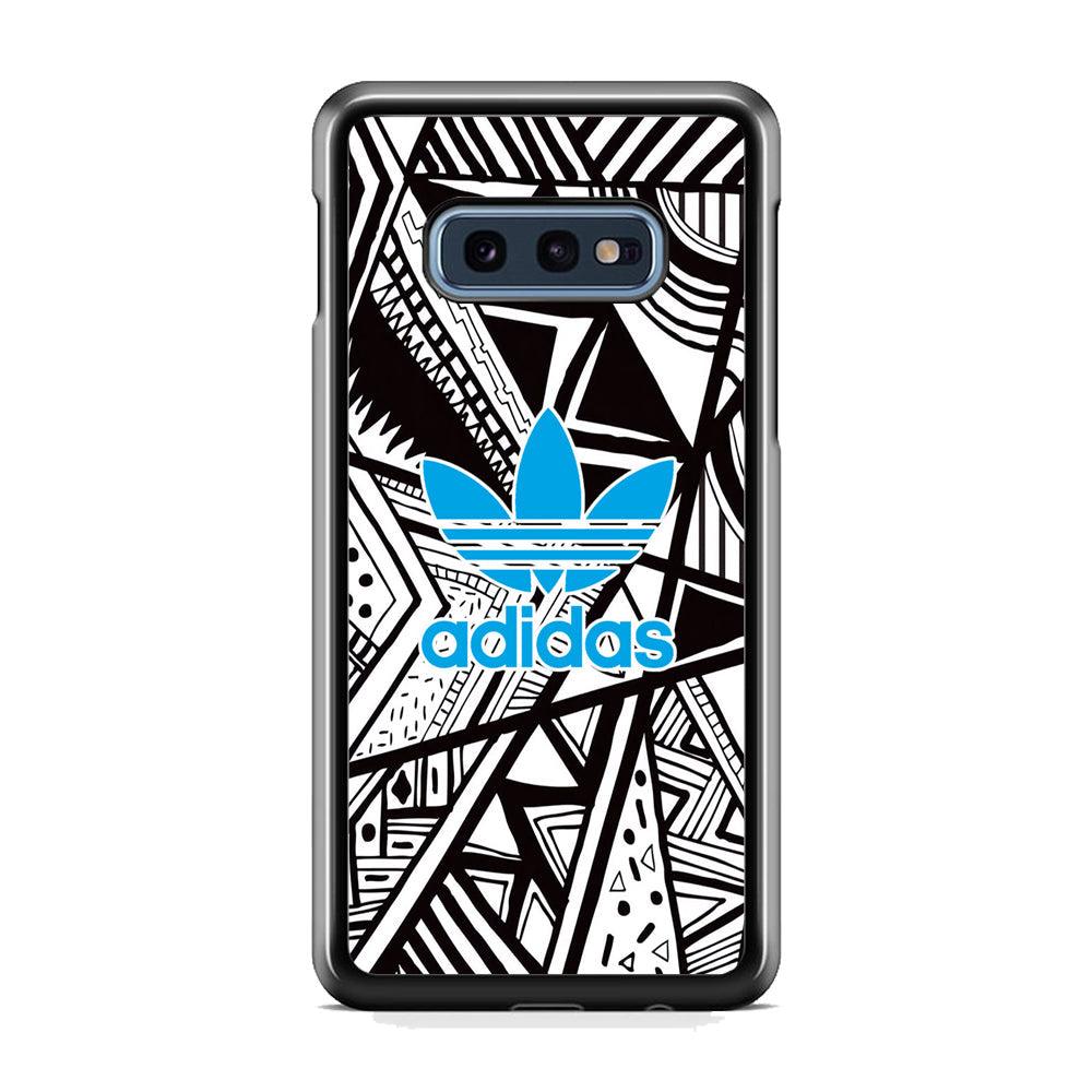 Adidas Blue Ahead Samsung Galaxy S10E Case-Rubber Black (2D Case)-Oxvistore