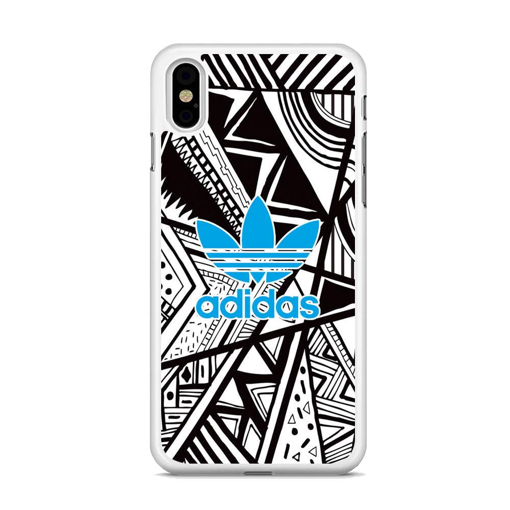 Adidas Blue Ahead iPhone XS Case-Oxvistore