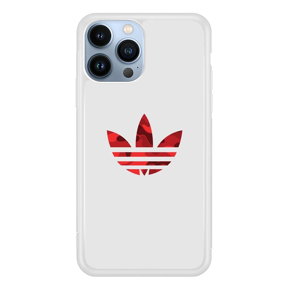 Adidas Camo Red iPhone 15 Pro Max Case-Oxvistore