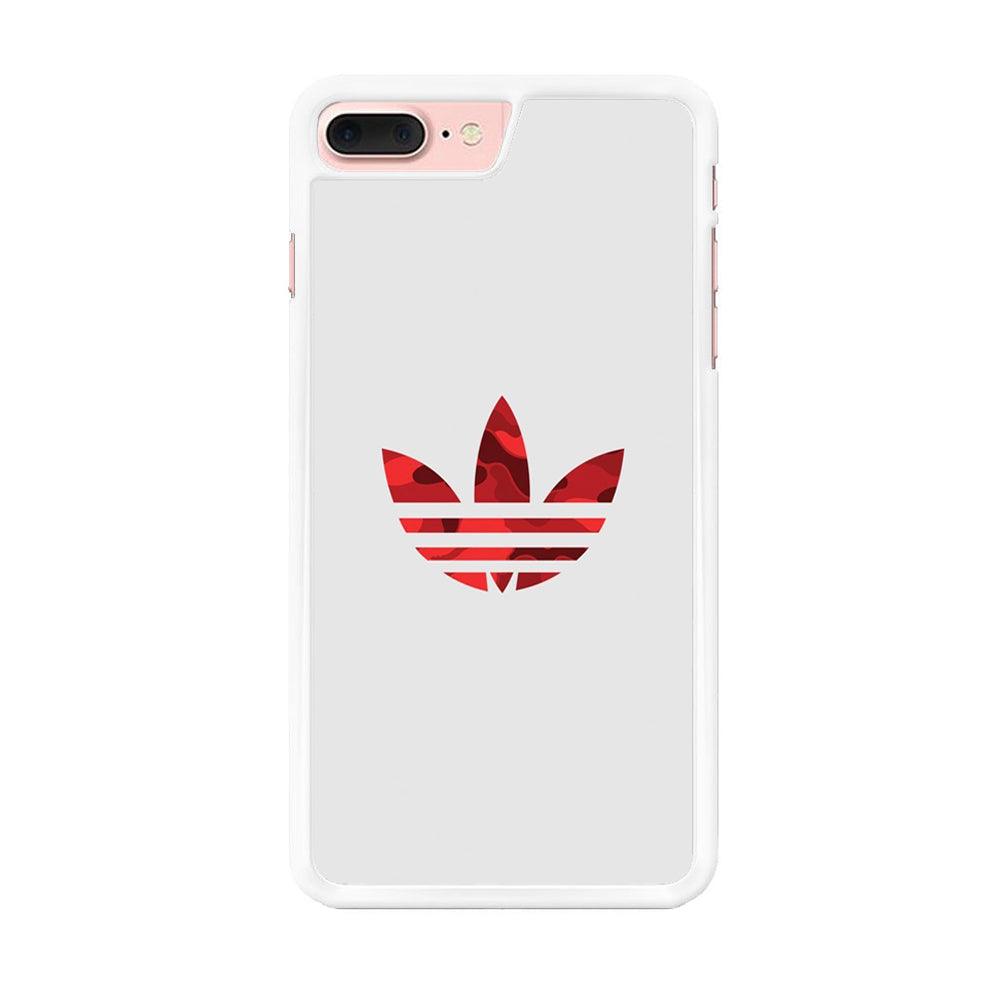 Adidas Camo Red iPhone 8 Plus Case-Oxvistore