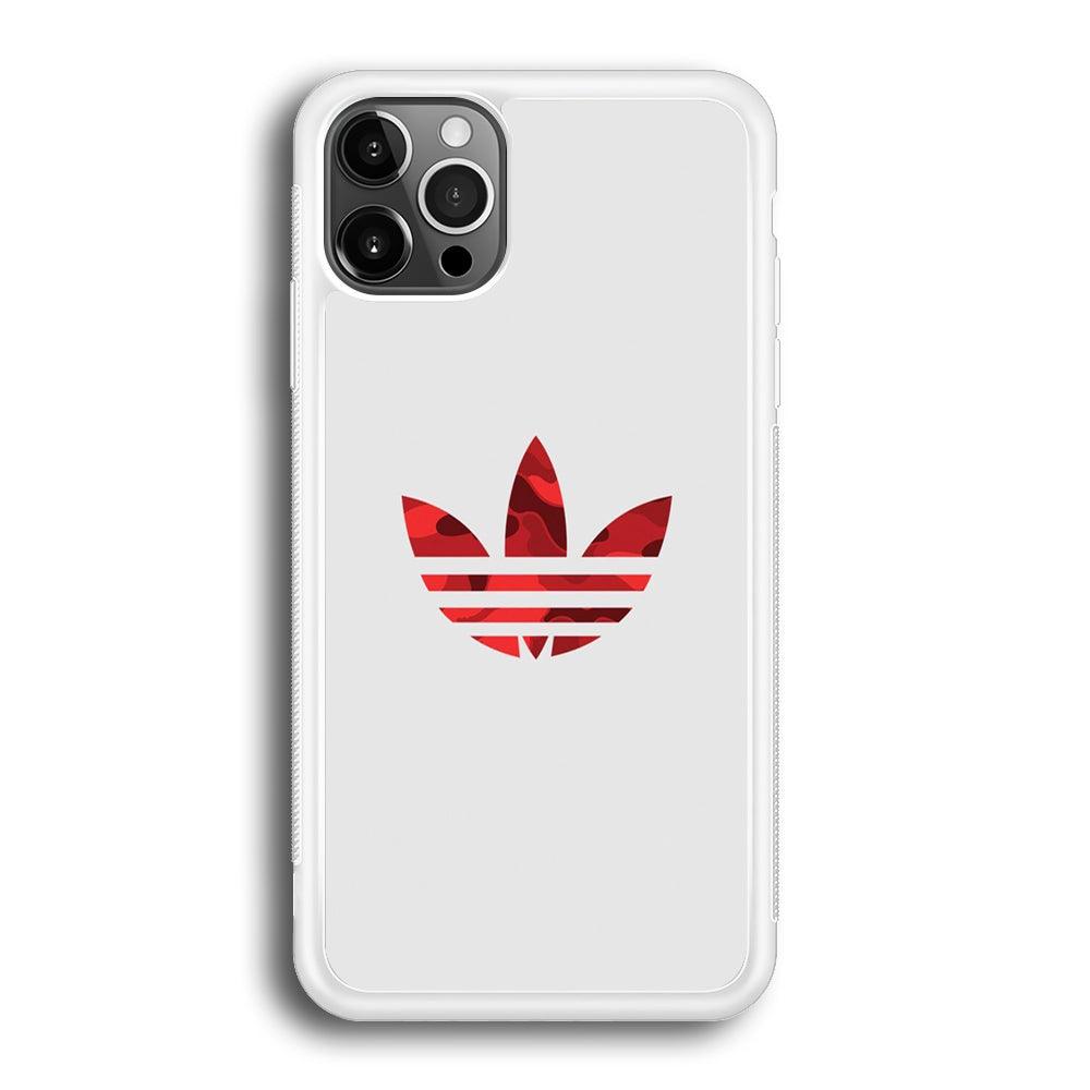 Adidas Camo Red iPhone 12 Pro Case-Oxvistore