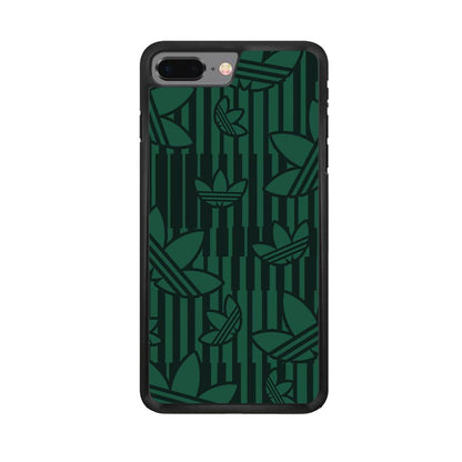 Adidas Dark Green Pattern iPhone 7 Plus Case-Oxvistore