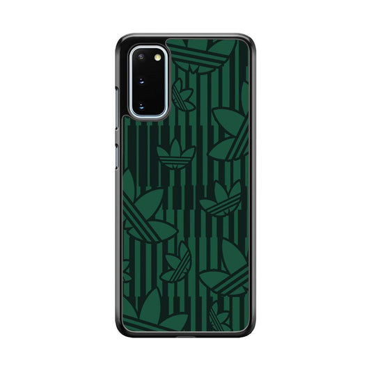 Adidas Dark Green Pattern Samsung Galaxy S20 Case-Oxvistore