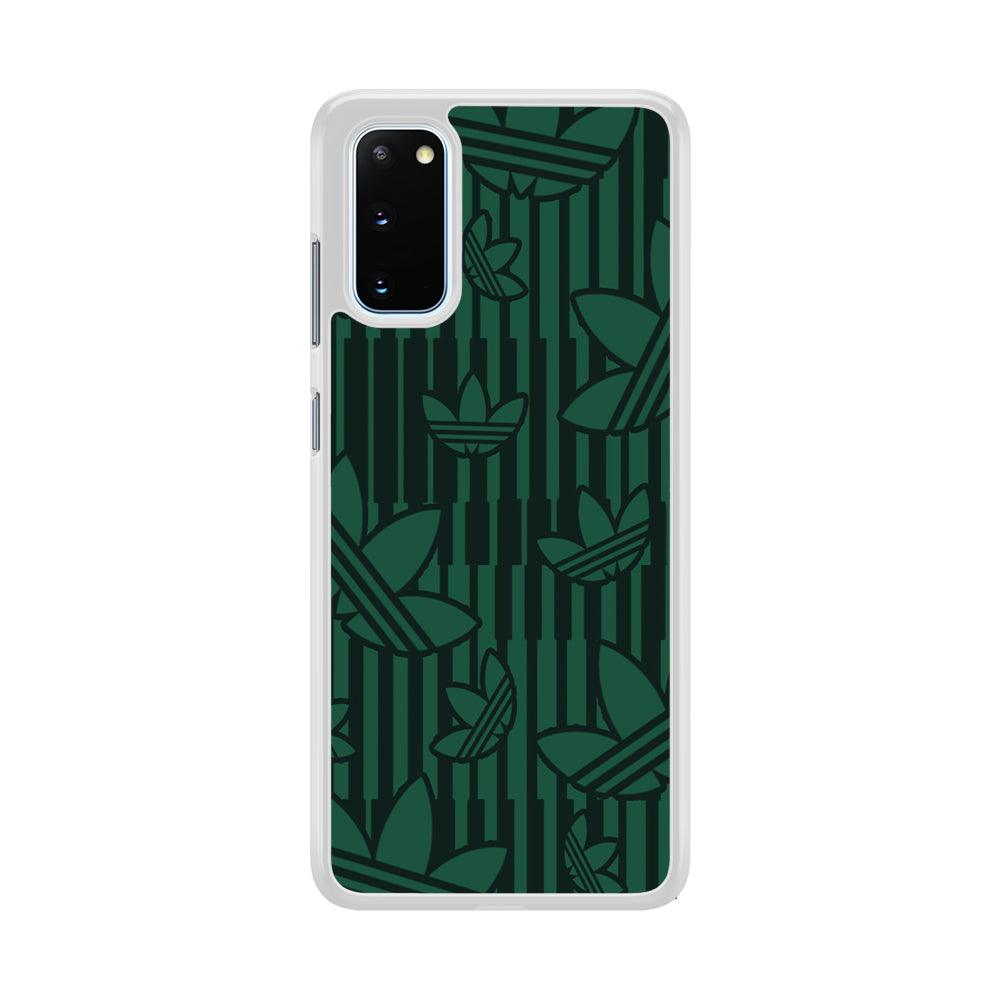 Adidas Dark Green Pattern Samsung Galaxy S20 Case-Oxvistore