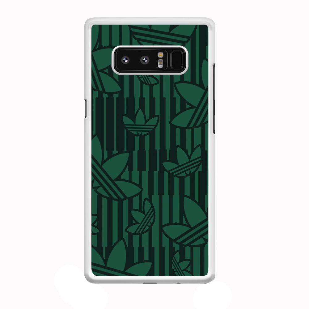 Adidas Dark Green Pattern Samsung Galaxy Note 8 Case-Oxvistore