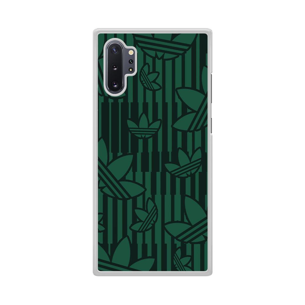 Adidas Dark Green Pattern Samsung Galaxy Note 10 Plus Case-Oxvistore