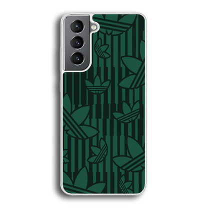 Adidas Dark Green Pattern Samsung Galaxy S21 Plus Case-Oxvistore