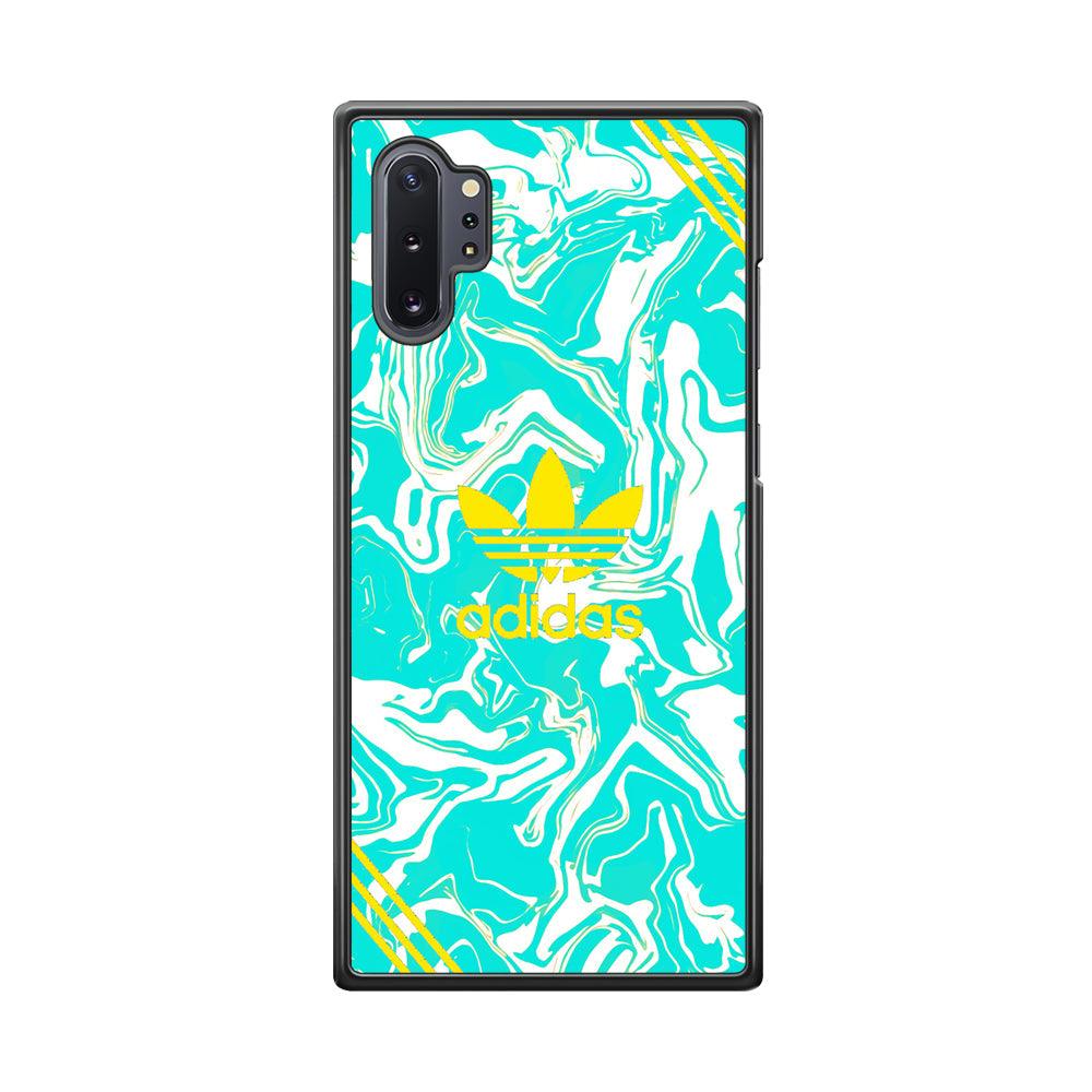 Adidas Elements Samsung Galaxy Note 10 Plus Case-Rubber Black (2D Case)-Oxvistore