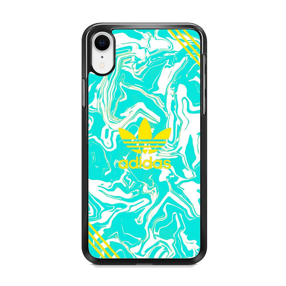 Adidas Elements iPhone XR Case-Rubber Black (2D Case)-Oxvistore