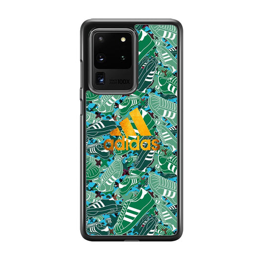 Adidas Gold Pride Samsung Galaxy S20 Ultra Case-Rubber Black (2D Case)-Oxvistore
