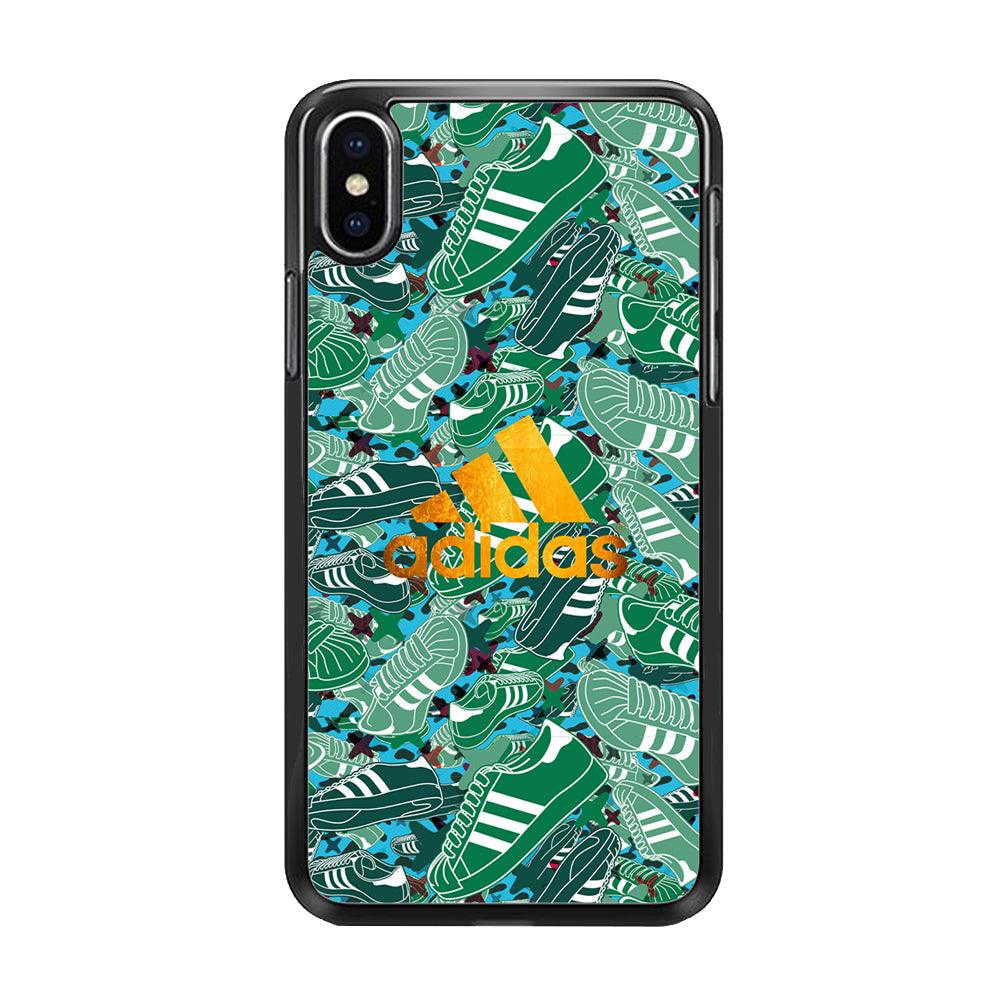 Adidas Gold Pride iPhone XS Case-Oxvistore