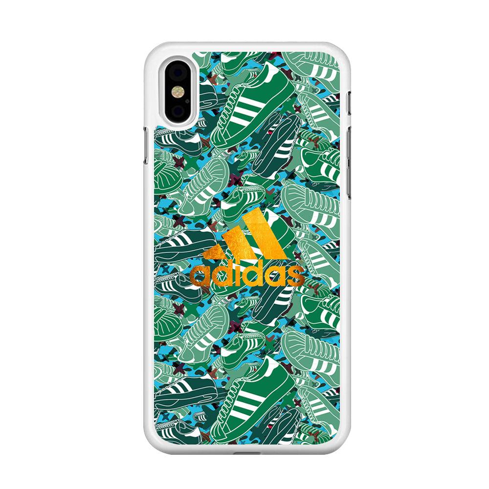 Adidas Gold Pride iPhone XS Case-Oxvistore