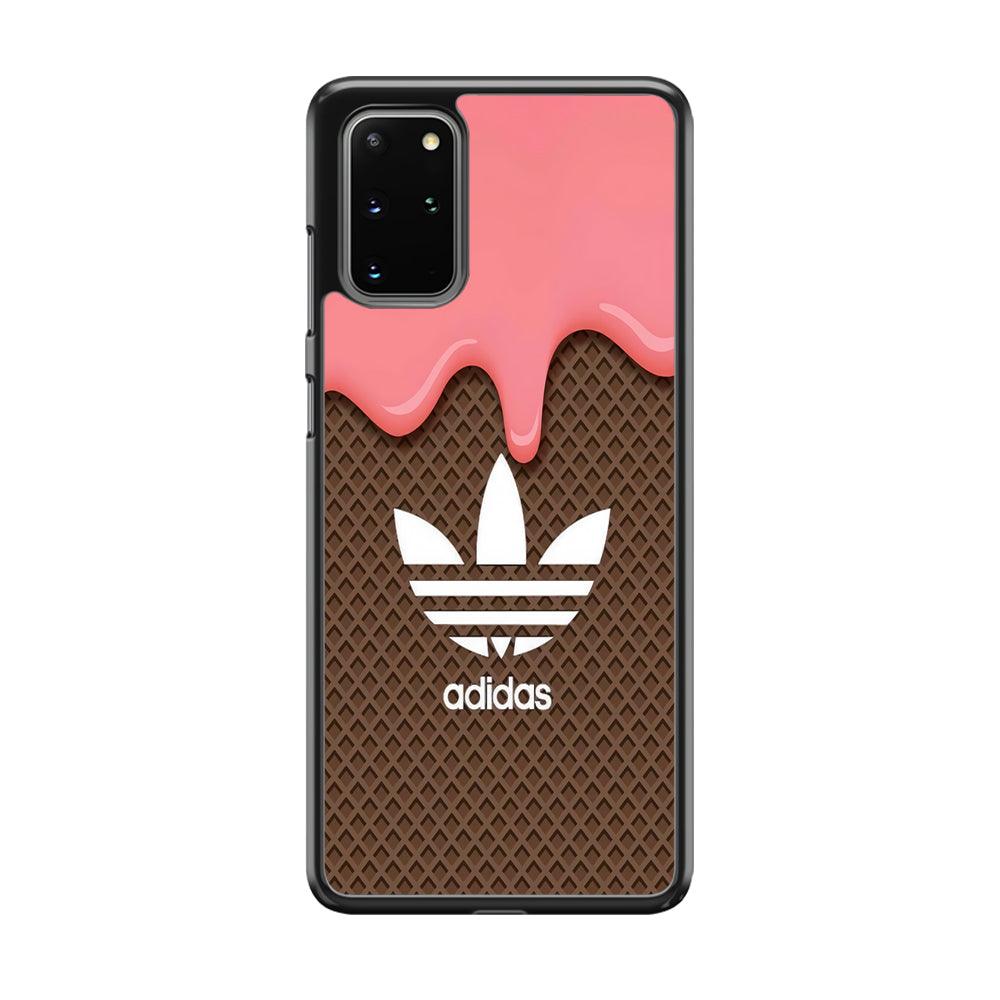Adidas Ice Cream Samsung Galaxy S20 Plus Case-Rubber Black (2D Case)-Oxvistore