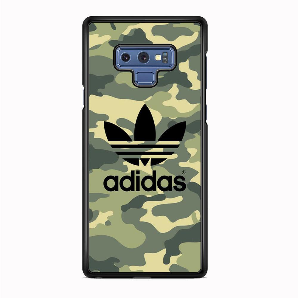 Adidas Ink Logo Samsung Galaxy Note 9 Case-Rubber Black (2D Case)-Oxvistore