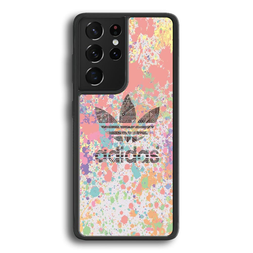 Adidas Insignia of Diversity Samsung Galaxy S24 Ultra Case-Rubber Black (2D Case)-Oxvistore